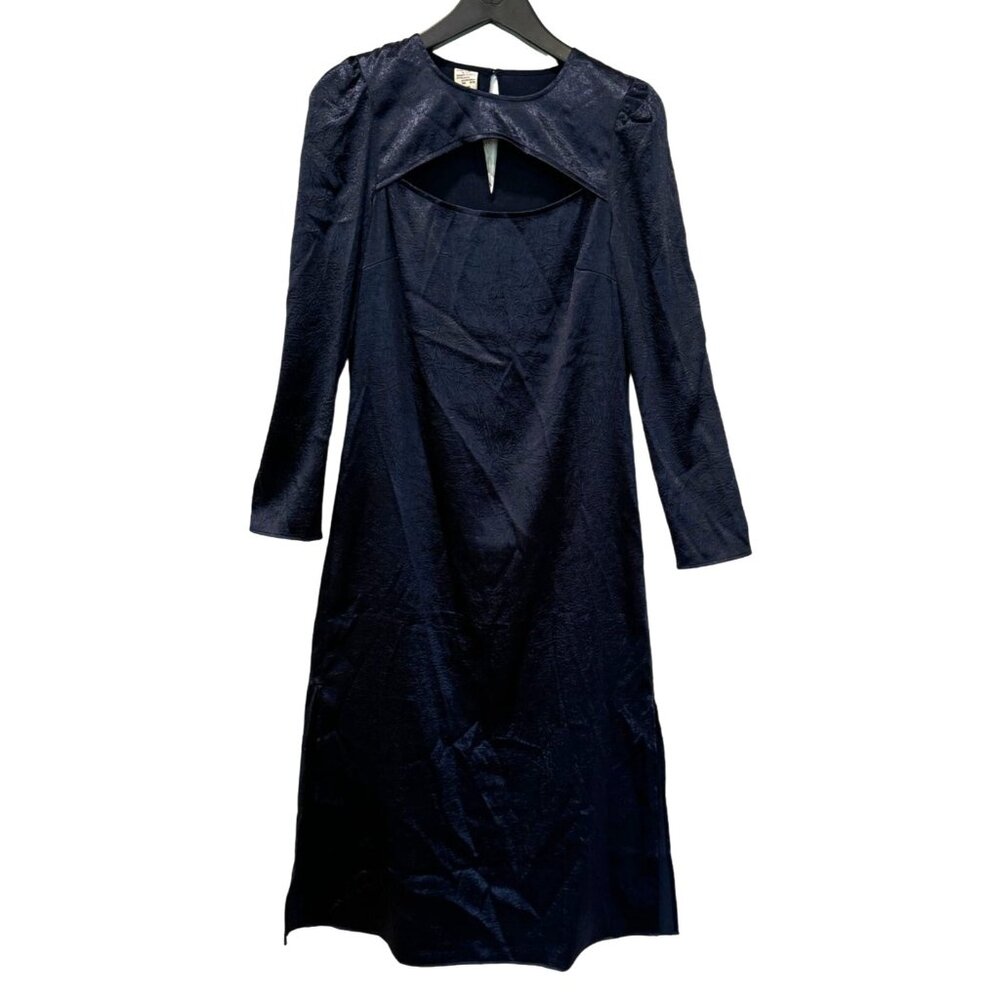 Baum Und Pferdgarten Dress Navy Blue Keyhole Accents Women's EU40 U.S Size 8